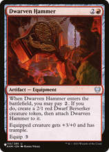 Dwarven Hammer (PLST-KHM-133) - The List