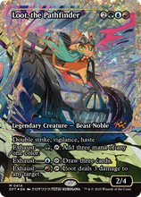 Loot, the Pathfinder (Showcase) (Fracture Foil) (DFT-414) - Aetherdrift Foil