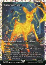 Enduring Vitality (DSK-404) - Duskmourn: House of Horror: (Showcase) Foil