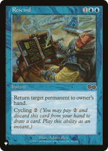 Rescind (PLST-USG-92) - The List