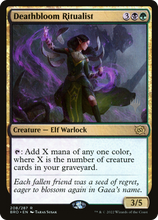 Deathbloom Ritualist (Promo Pack) [The Brothers' War Promos]