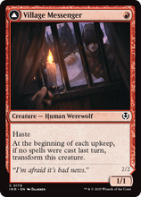 Village Messenger Treatments // Moonrise Intruder (-179) - Innistrad Remastered Foil