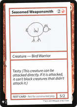 Seasoned Weaponsmith [Mystery Booster Playtest Cards]