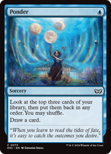 Ponder (DSC-073) - Duskmourn: House of Horror Commander Foil