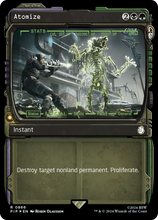 Atomize (Showcase) (Surge Foil) [Fallout]