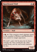 Runebound Wolf (-168) - Innistrad Remastered Foil