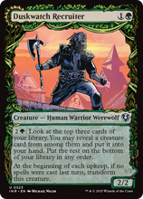 Duskwatch Recruiter (Showcase) (-323) - Innistrad Remastered Foil