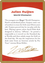 Julien Nuijten Bio [World Championship Decks 2004]