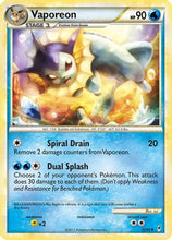 Vaporeon (52/95) [HeartGold & SoulSilver: Call of Legends]
