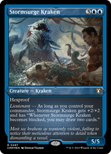 Stormsurge Kraken (Foil Etched) [Commander Masters]