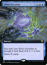 Silver Scrutiny (Extended Art) [Dominaria United]