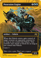 Possession Engine (Borderless) (First-Place Foil) (-521) - Aetherdrift