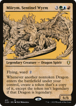 Miirym, Sentinel Wyrm (Showcase) [Commander Legends: Battle for Baldur's Gate]