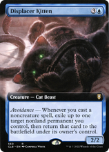Displacer Kitten (Extended Art) [Commander Legends: Battle for Baldur's Gate]