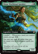 Nissa, Worldsoul Speaker (Extended Art) (-029) - Commander: Aetherdrift