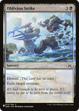 Oblivion Strike (PLST-OGW-75) - The List: (devoid)