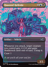 Haunted Hellride (Borderless) (-325) - Aetherdrift Foil