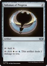 Talisman of Progress (TDC-333) - Commander: Tarkir: Dragonstorm
