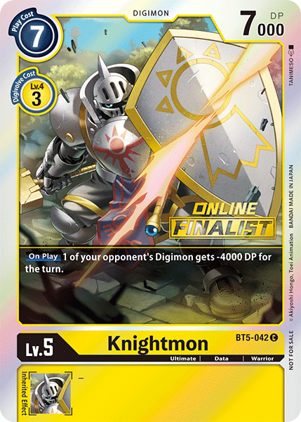 Knightmon [BT5-042] (Online Finalist) [Battle of Omni Promos]