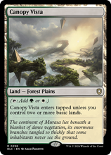 Canopy Vista [Bloomburrow Commander]