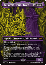 Valgavoth, Terror Eater (DSK-352) - Duskmourn: House of Horror: (Showcase)