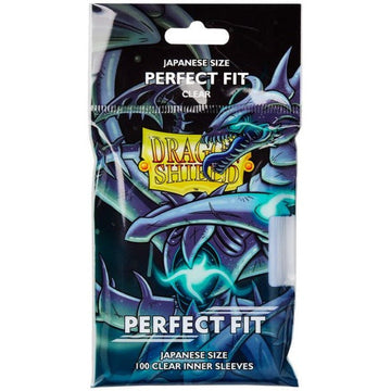 Dragon Shield - 100ct Japanese Size - Perfect Fit Inner Card Sleeves - Clear