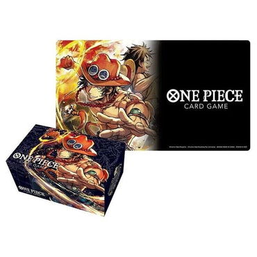 One Piece - Playmat and Storage Box Set - Portgas.D.Ace