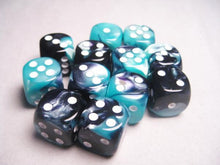 Chessex - 16mm d6 Dice Block (12 dice) - Various Colours