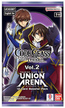 Union Arena - Code Geass: Lelouch of the Rebellion Vol.2 Booster Pack