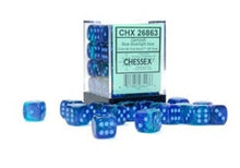 Chessex - 12mm d6 Dice Block (36 dice) - Various Colours