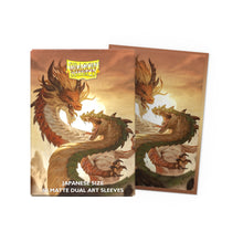 Dragon Shield - 60ct Japanese Size - Dual Matte Art - Wood Snake 2025