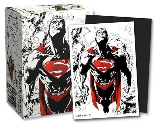 Dragon Shield - 100ct Standard Size - Brushed Art - Superman