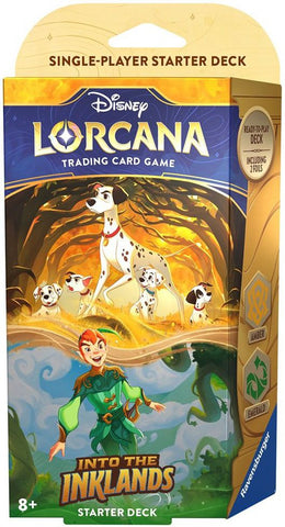 Disney Lorcana: Into the Inklands - Emerald & Amber - Starter Deck
