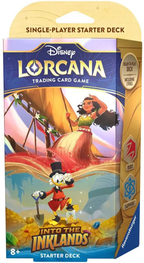 Disney Lorcana: Into the Inklands - Ruby & Sapphire - Starter Deck