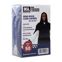 BGL Semi-Rigid Card Savers - 50ct