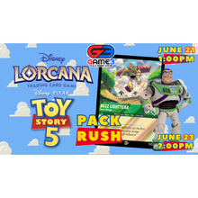 Lorcana - Toy Story 5 Pack Rush Event (pick a date)
