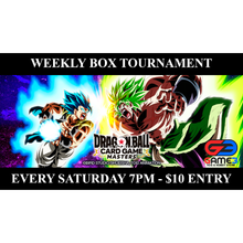 DBS Masters -  Weekly Box Tournament (pick a date)
