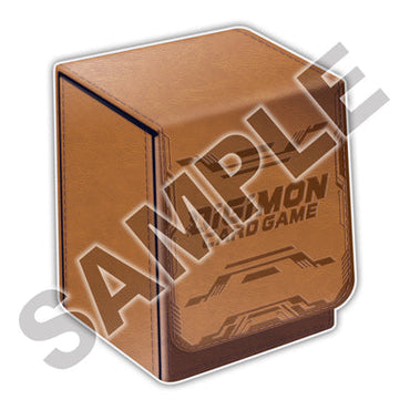 Digimon Card Game - Leather Deck Box Set (Brown)