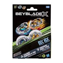 Beyblade X - Calibur Samurai 6-70M BX & Obsidian Shell 3-85S BX Dual Pack Set