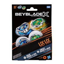 Beyblade X - Circle Ghost 4-60LR UX & Hack Viking 4-55O UX Dual Pack Set