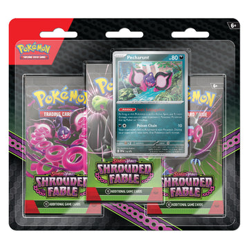 Pokemon - Shrouded Fable - 3 Pack Blister (Pecharunt)