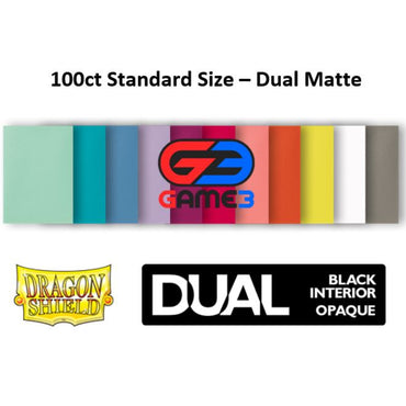 Dragon Shield - 100ct Standard Size - Dual Matte - Various Colours