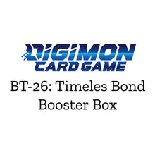 Digimon Card Game - Timeless Bond Booster Box (Pre-Order)