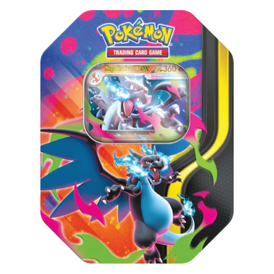 Pokemon - Mega Charizard Tin - Mega Charizard X ex