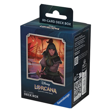Disney Lorcana: Rise of the Floodborn - Deck Box 80ct - Mulan