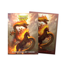 Dragon Shield - 100ct Standard Size - Dual Matte - Fire Horse