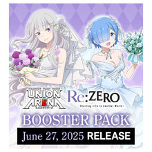 Union Arena - Re: Zero Starting Life in Another World Booster Box (Pre-Order)