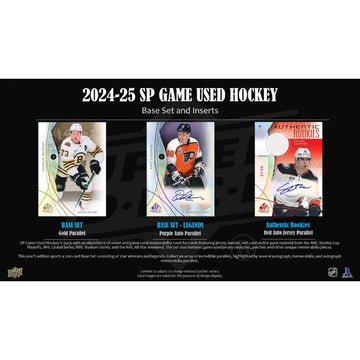 2024-25 Upper Deck - SP Game Used - Hobby Box (Pre-Order)