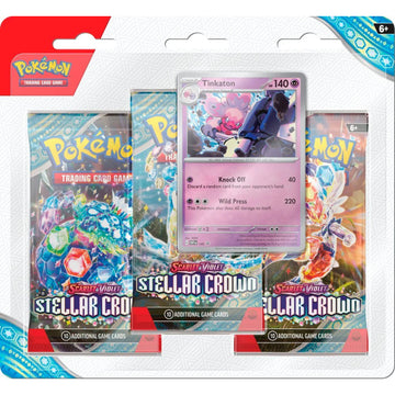 Pokemon - Stellar Crown - 3 Pack Blister (Tinkaton)