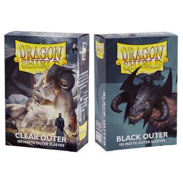 Dragon Shield - 100ct Outer Sleeves - Matte - Various Colours